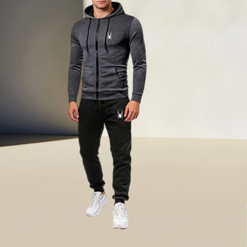 Street Fashion For Man - Spring/Summer Men's Casual Sportswear Set, Printed