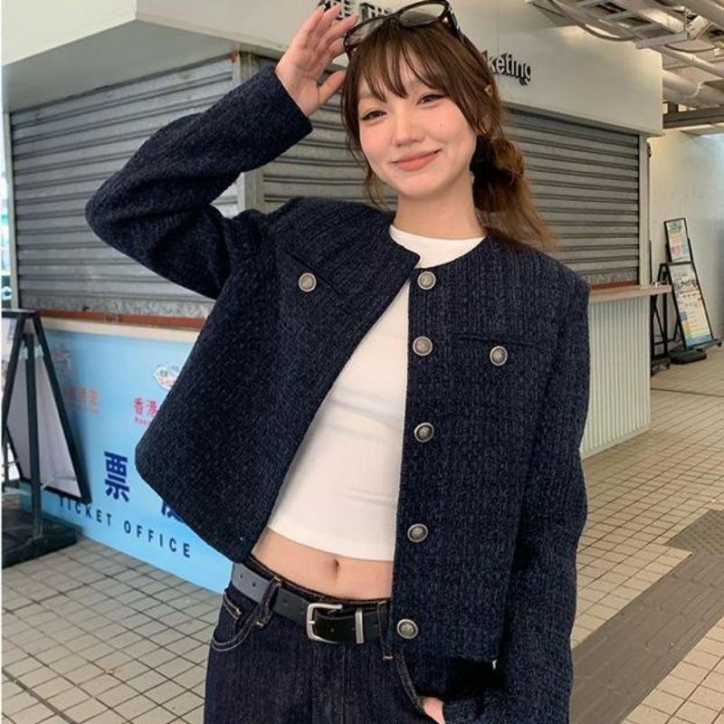 Street Fashion Korean Girl - New Woman Korean Fashion Retro Long
