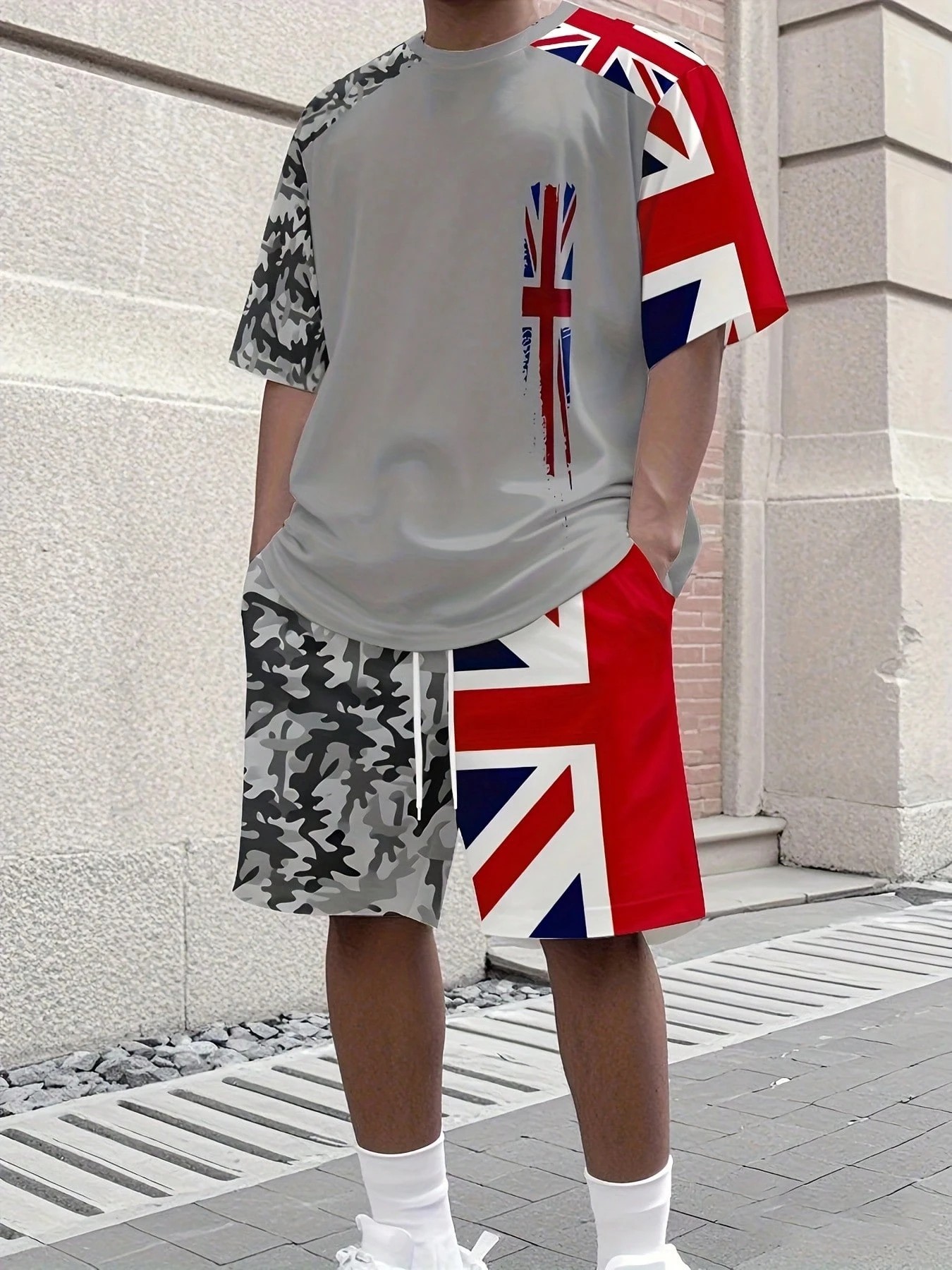 Street Fashion China - 2026 Summer New Men's Short-Sleeved Set