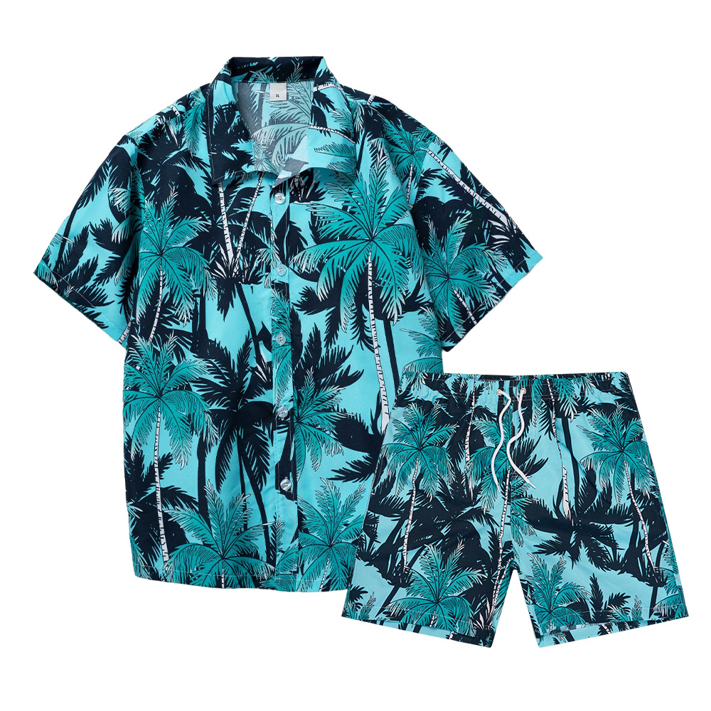 Street Fashion For Man - Hawaiian Coconut Tree 3D Print Men