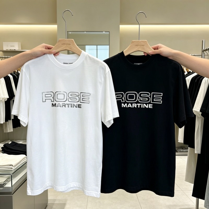 Street Fashion Outfit For Men - Classic Letter Logo Breathable Cotton Fashionable
