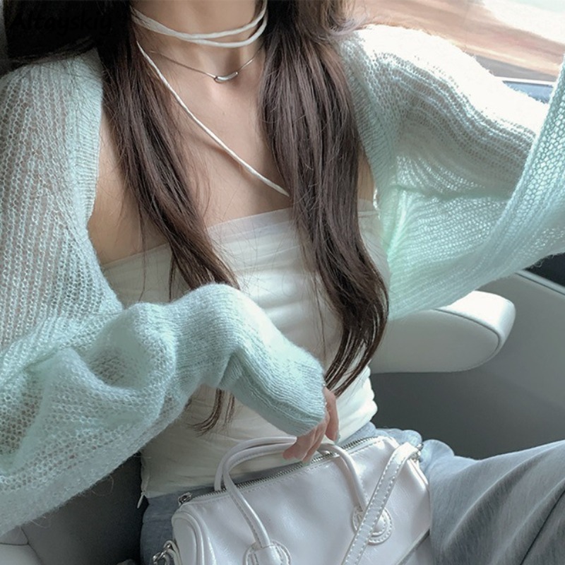 Korean Style Cardigans for Wom – Street Fashion Korean Girl recenzja i cena