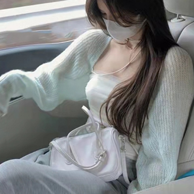 Korean Style Cardigans for Wom – Street Fashion Korean Girl recenzja i cena