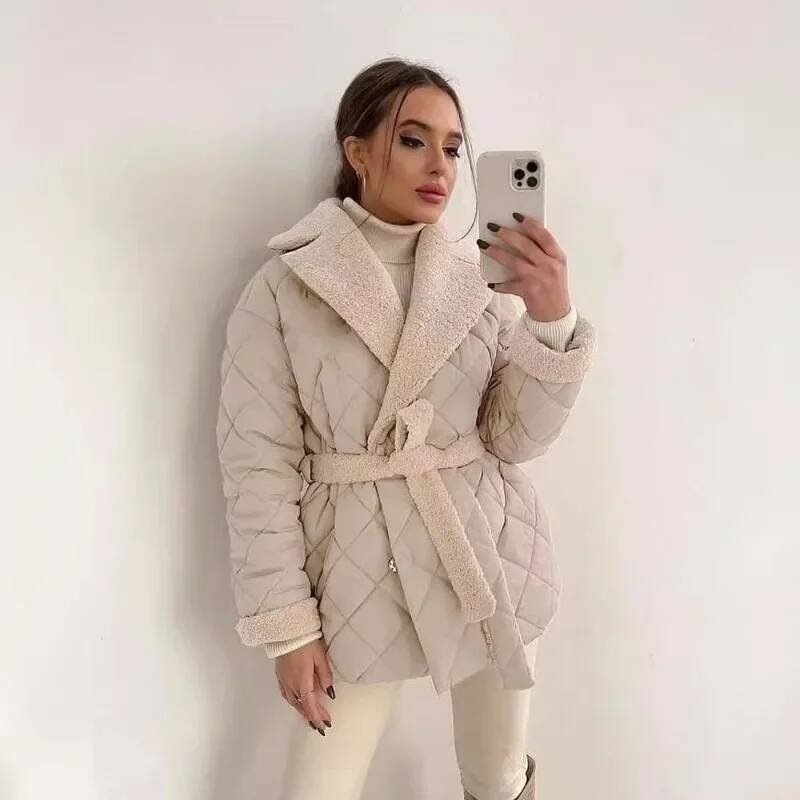 Elegant Quilted With Faux Fur  – Street Fashion Fall 2025 recenzja i cena
