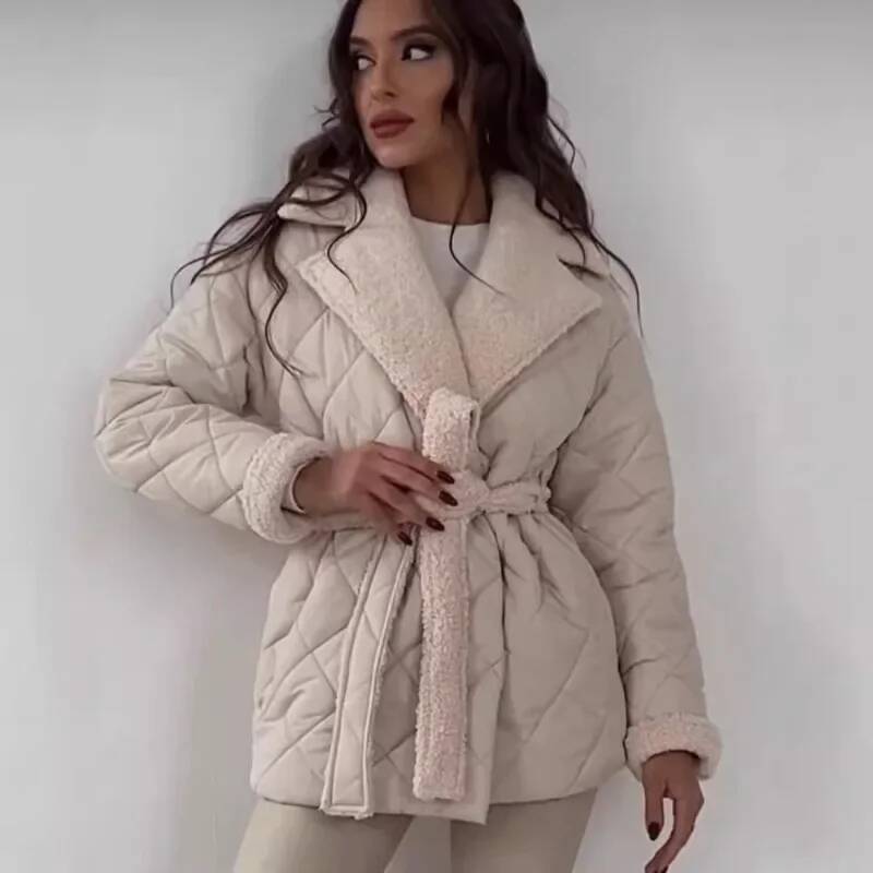 Elegant Quilted With Faux Fur  – Street Fashion Fall 2025 recenzja i cena