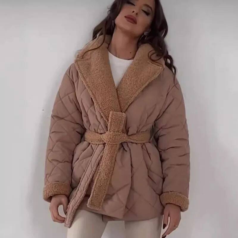 Elegant Quilted With Faux Fur  – Street Fashion Fall 2025 recenzja i cena