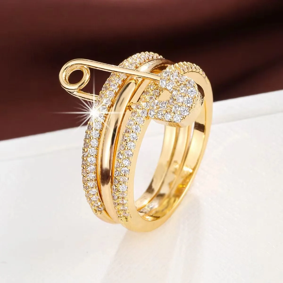 Paperclip zircon style ring st – Street Fashion Mood recenzja i cena