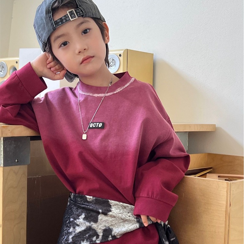 Boys Girls T-shirts 2025 Autum – Street Fashion Korean Girl recenzja i cena