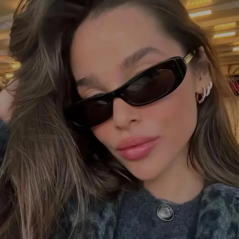 New Retro Oval Frame Sunglasse – Street Fashion Trends recenzja i cena