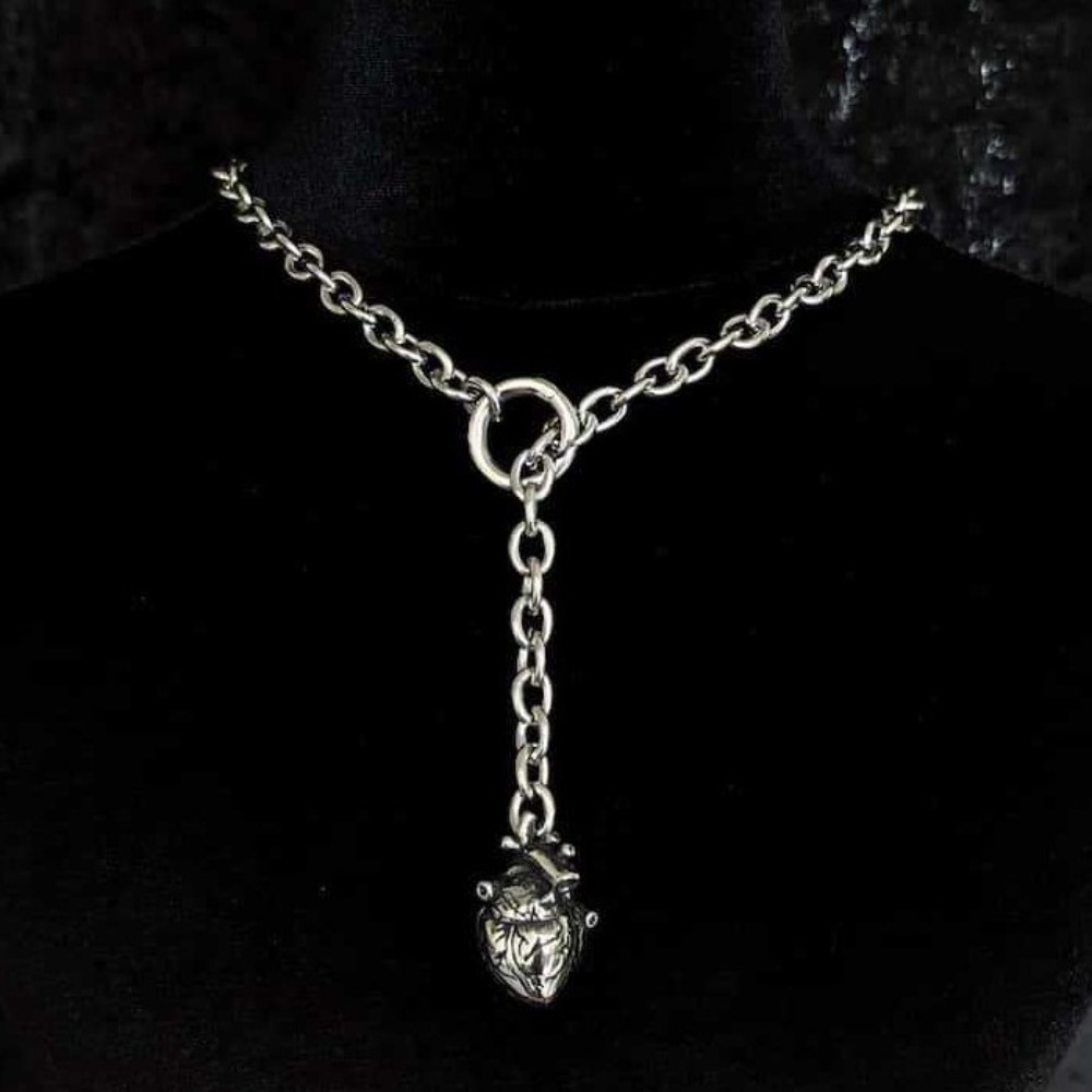 Silver Tone Anatomical Heart Y – Street Fashion Mood recenzja i cena
