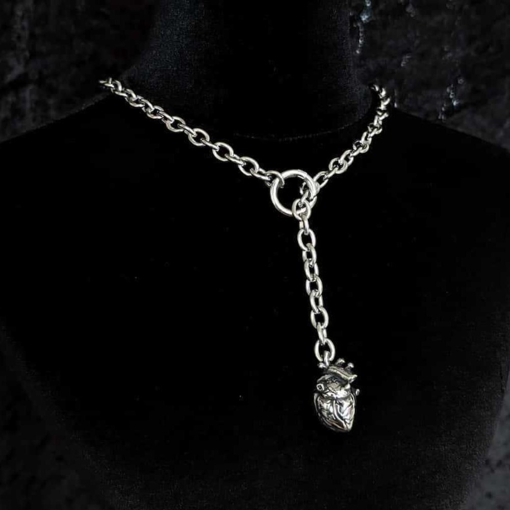 Silver Tone Anatomical Heart Y – Street Fashion Mood recenzja i cena