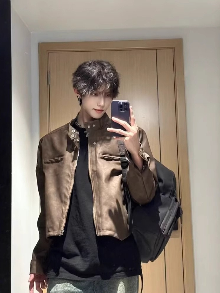 High Street Cool Style PU Leat – Street Fashion Japan Brand recenzja i cena