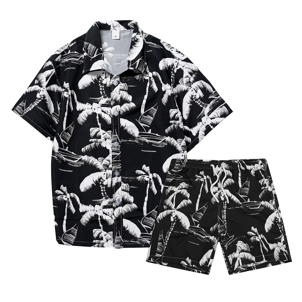Hawaiian Coconut Tree 3D Print – Street Fashion For Man recenzja i cena