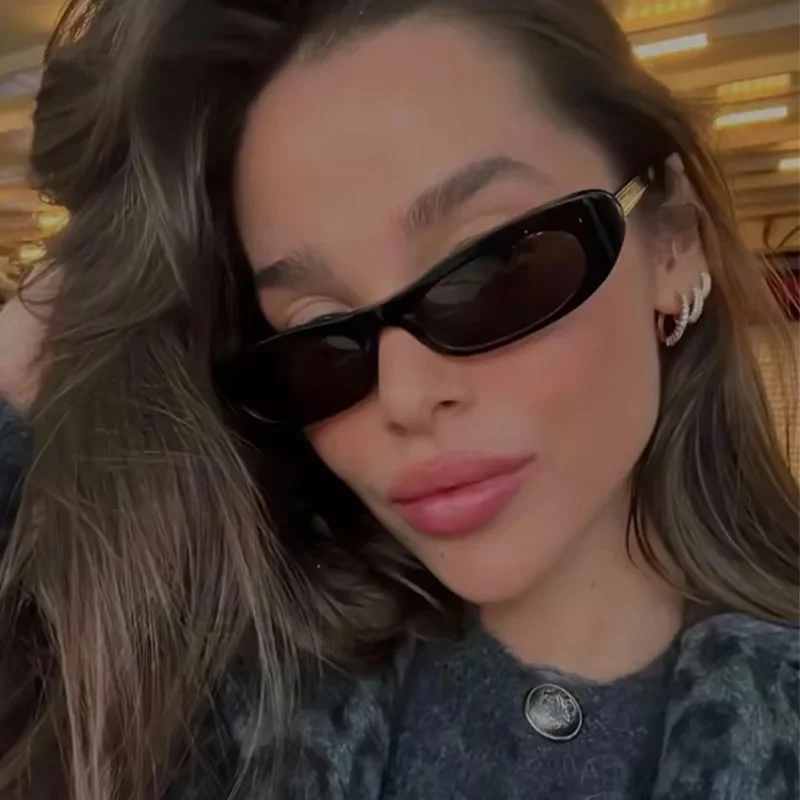 New Retro Oval Frame Sunglasse – Street Fashion Trends recenzja i cena