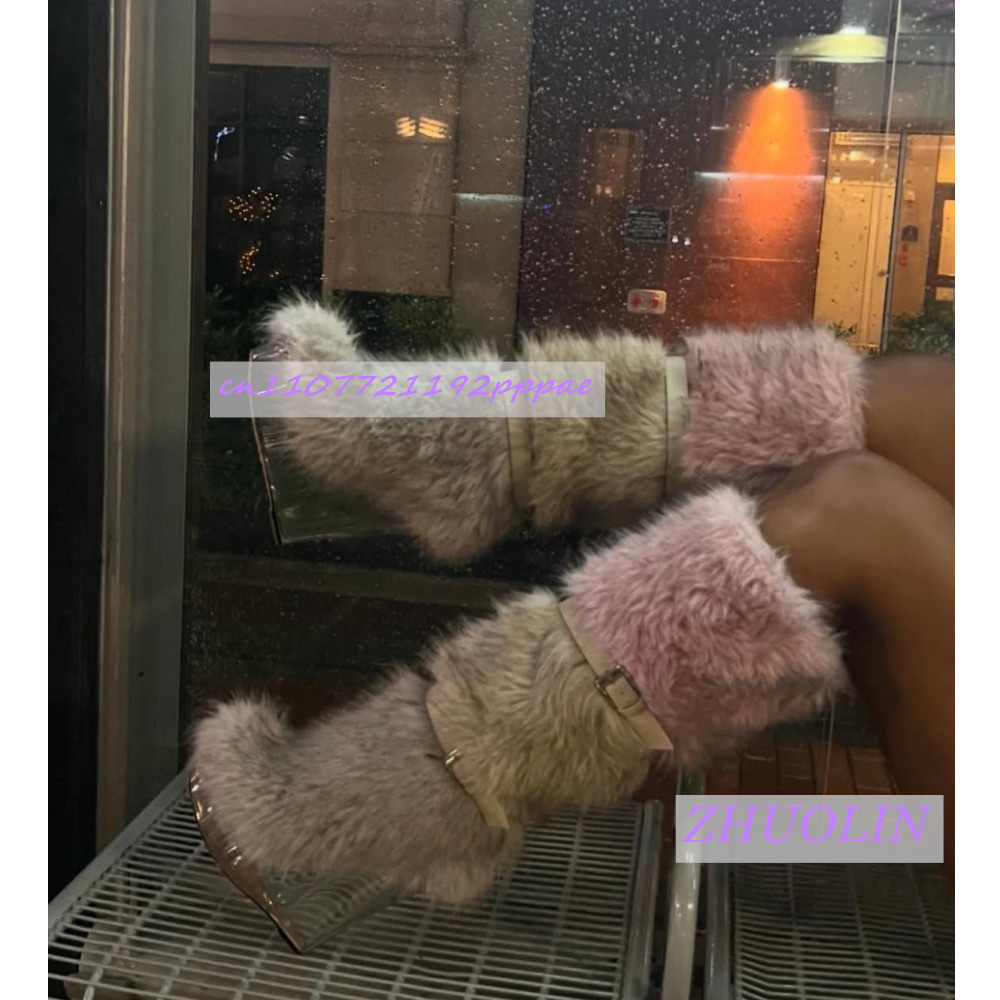 Winter Gradient Furry Transpar – Street Fashion Trends recenzja i cena