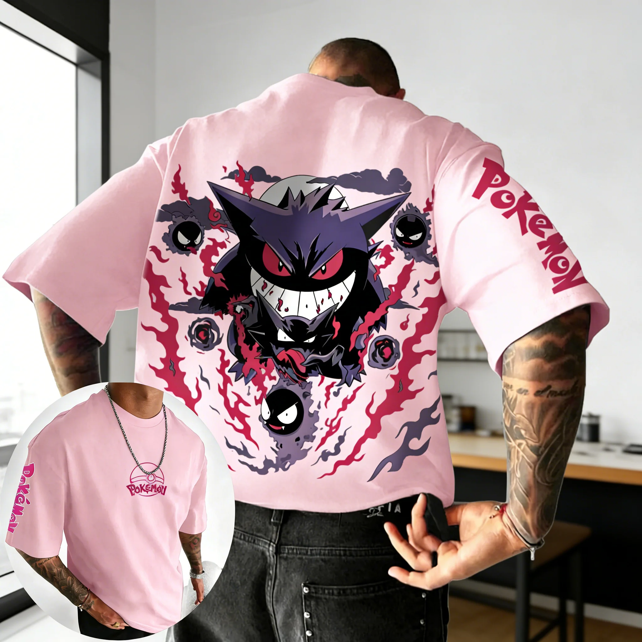 Pokemon  Anime Gengar Co Brand – Street Fashion Japan Brand recenzja i cena