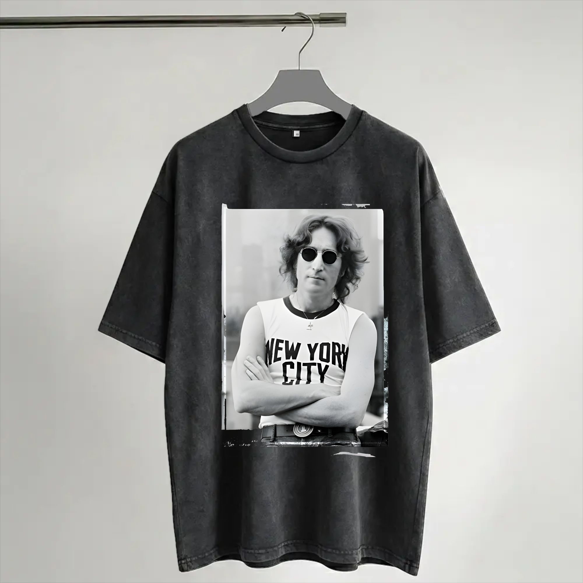 Harajuku Washed Shirt John Len – Street Fashion Outfit For Men recenzja i cena