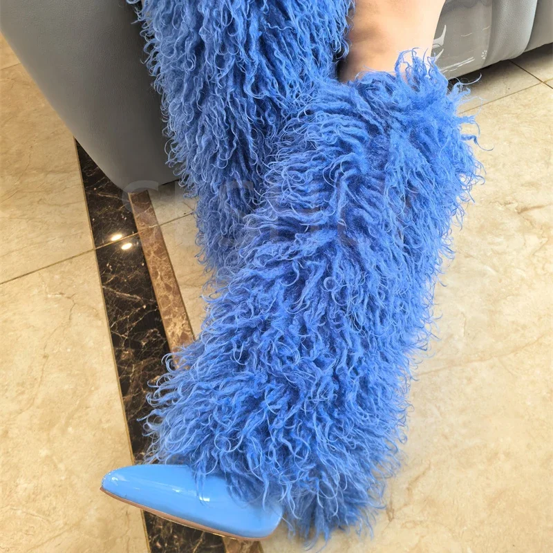 2024 Imitation Wool Knee High  – Street Fashion Magazines recenzja i cena