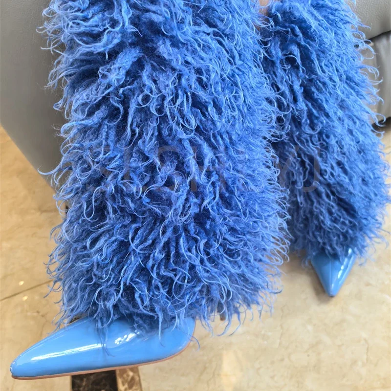 2024 Imitation Wool Knee High  – Street Fashion Magazines recenzja i cena