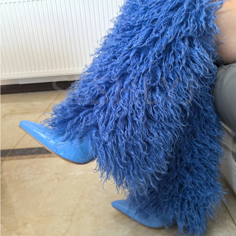 2024 Imitation Wool Knee High  – Street Fashion Magazines recenzja i cena