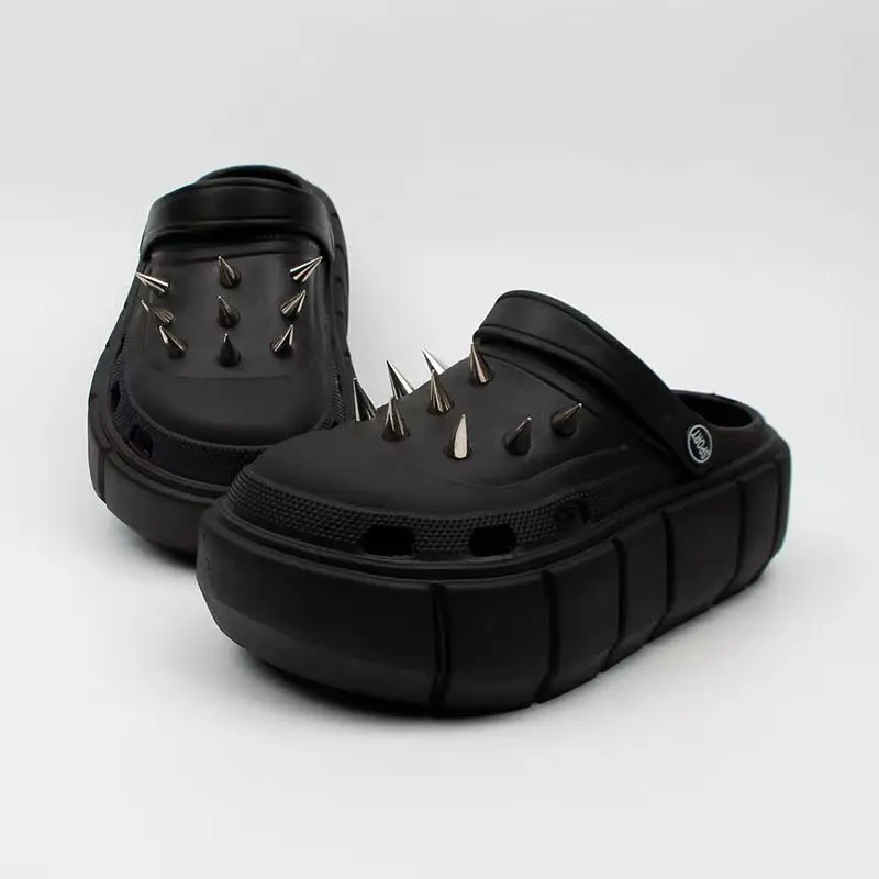 Y2K style Rivet Hole Shoes Wom – Street Fashion Trends recenzja i cena