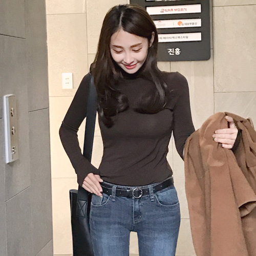 Zhi Che High Neck Slim Fit Bas – Street Fashion Magazines recenzja i cena