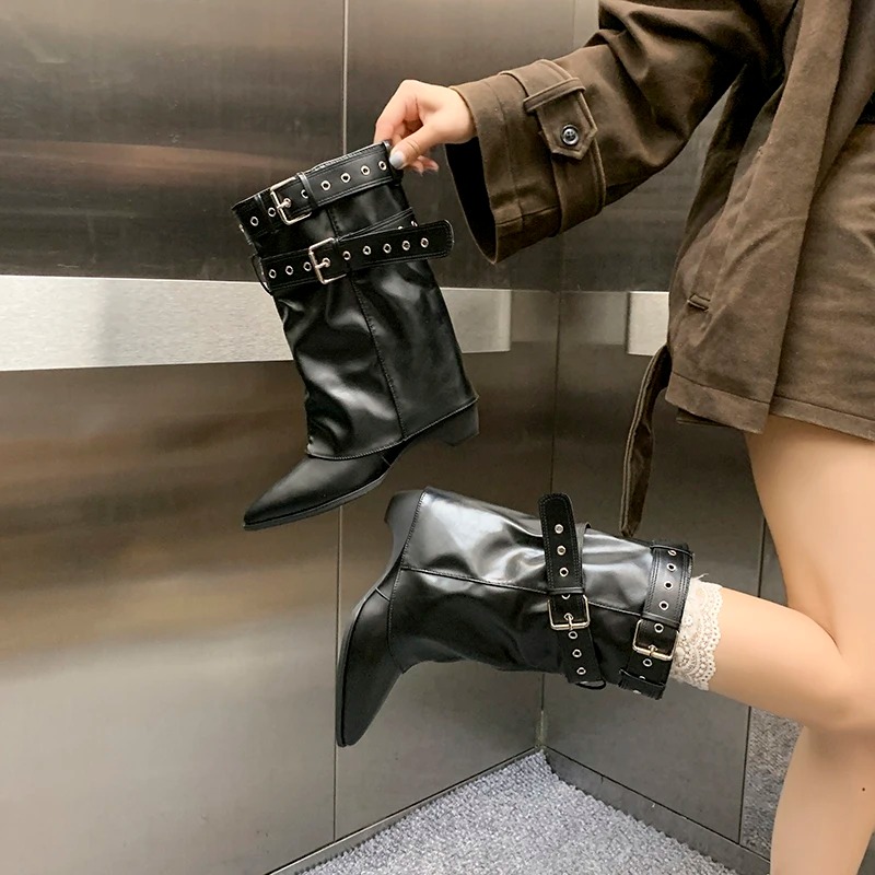 2025 Pointed Toe Women's Winte – Street Fashion Trends recenzja i cena