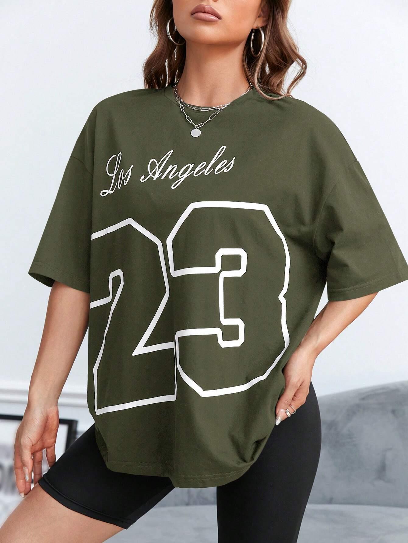 Los Angeles 23 Letterprinted W – Street Fashion Los Angeles recenzja i cena