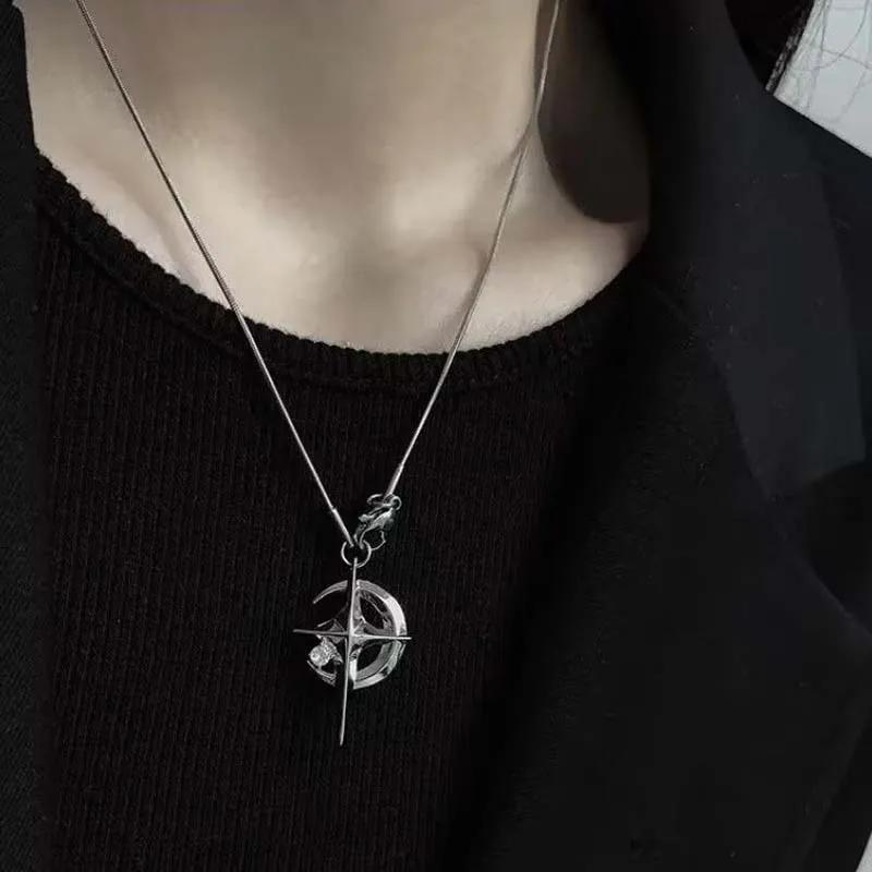 Punk Rock Cross Moon Star Pend – Street Fashion Mood recenzja i cena