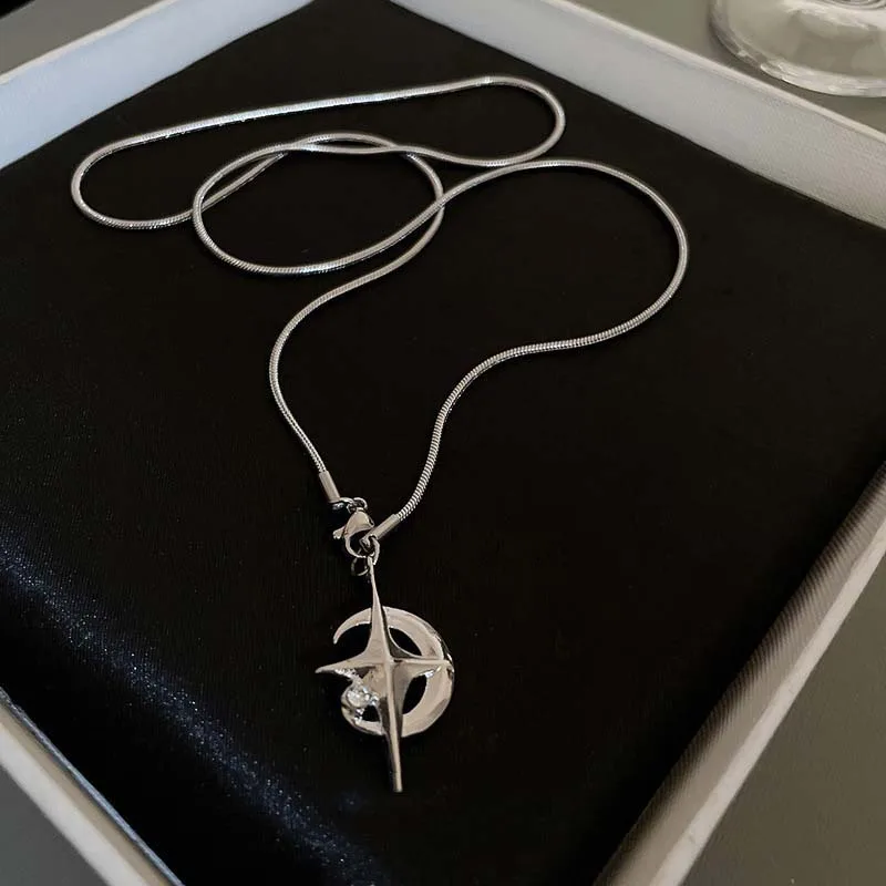 Punk Rock Cross Moon Star Pend – Street Fashion Mood recenzja i cena