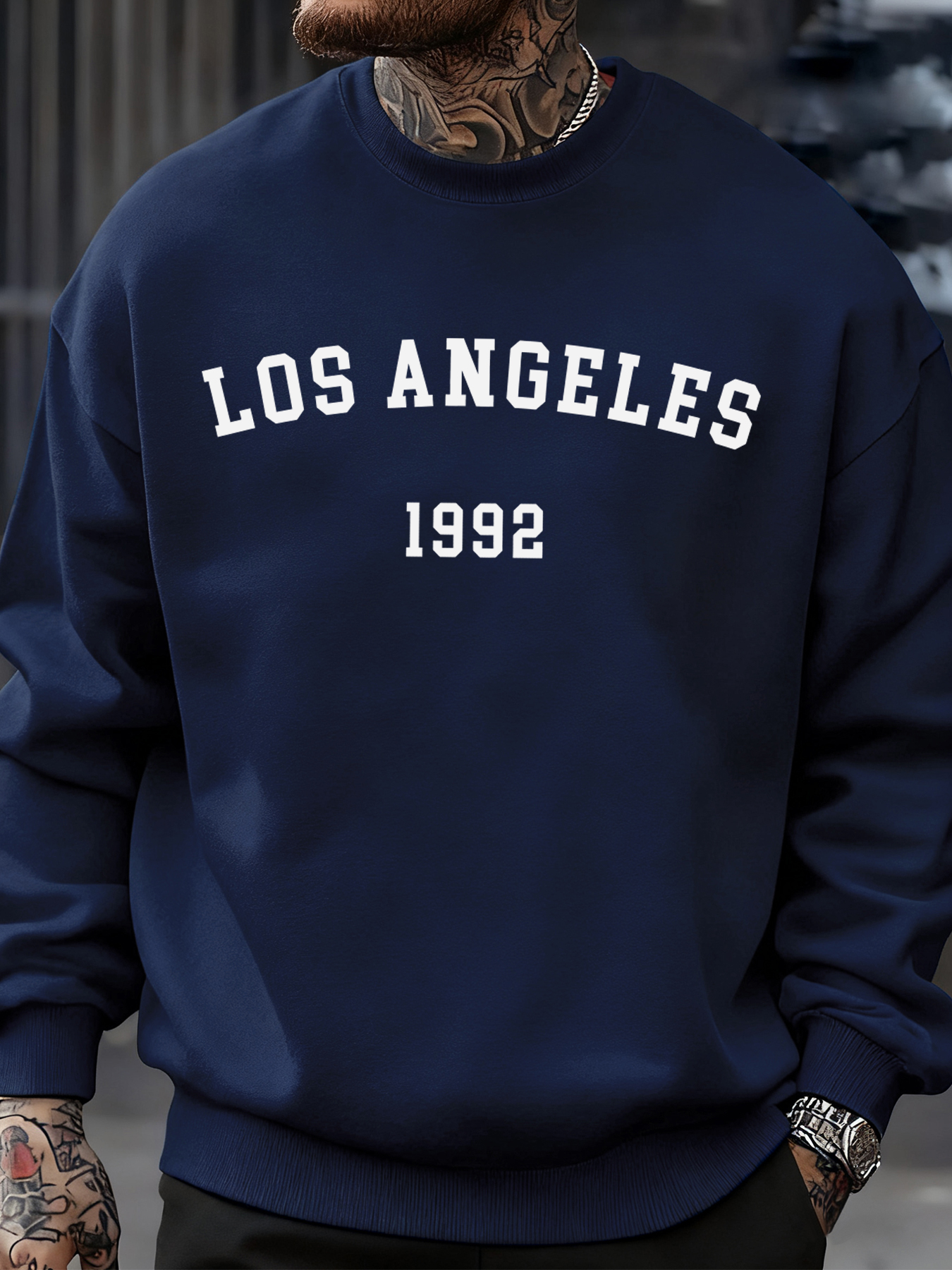 Los Angeles 1992 Letter Print  – Street Fashion Los Angeles recenzja i cena