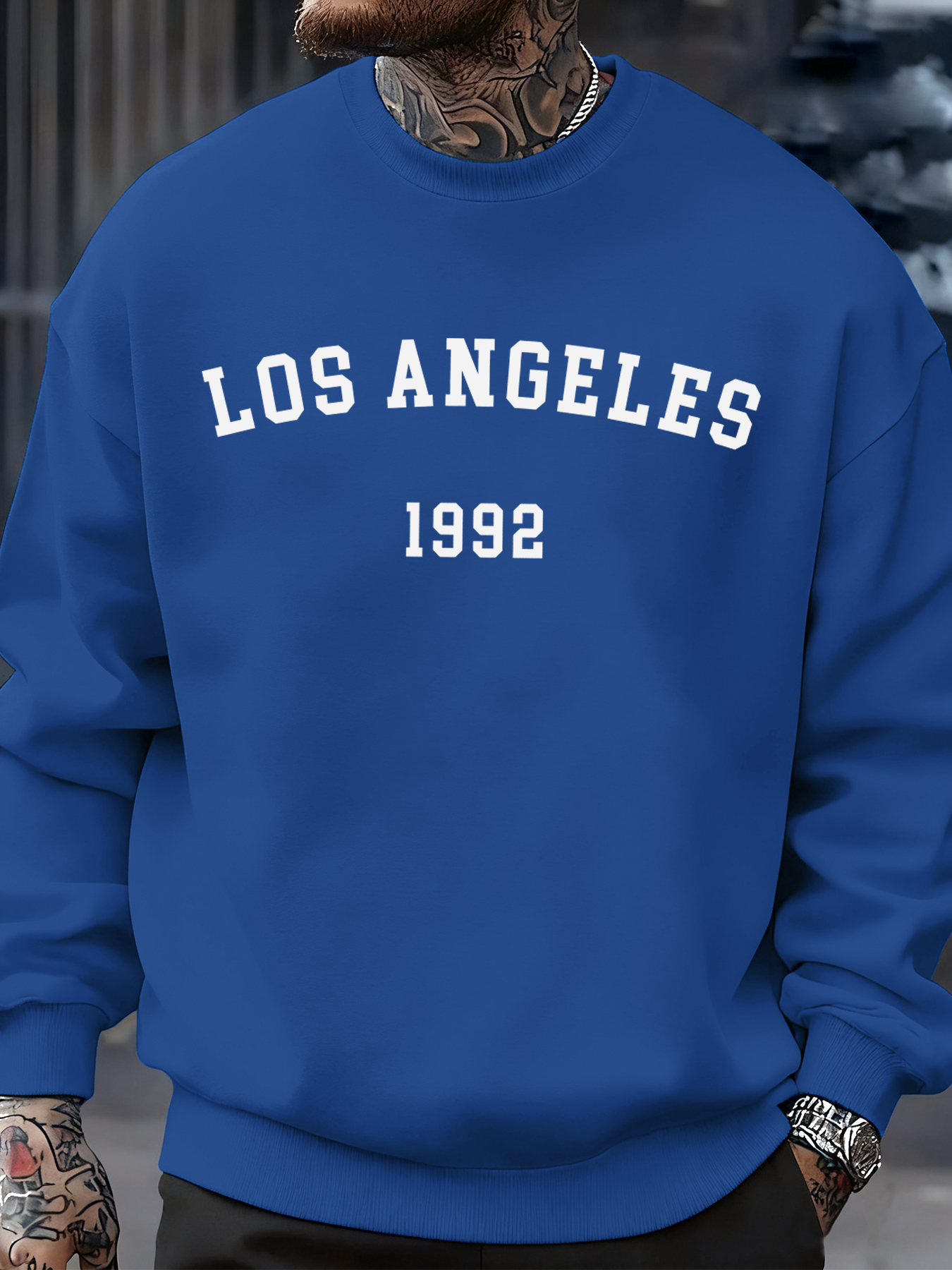 Los Angeles 1992 Letter Print  – Street Fashion Los Angeles recenzja i cena