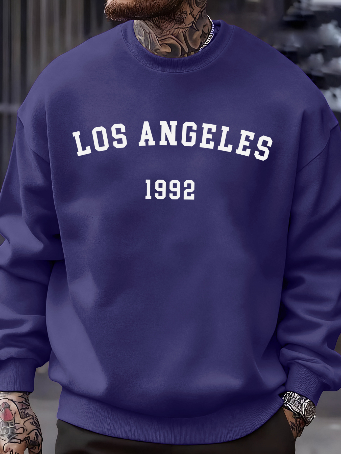 Los Angeles 1992 Letter Print  – Street Fashion Los Angeles recenzja i cena