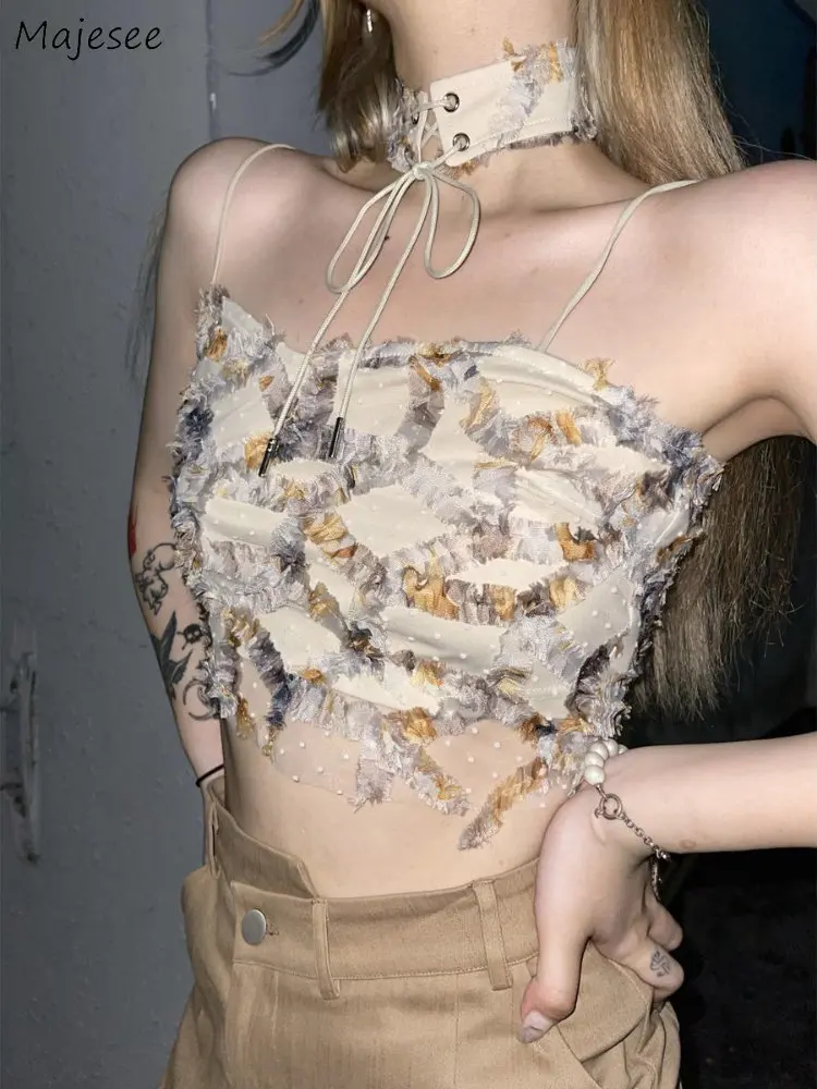 Camis Women Summer Print Crop  – Street Fashion Korean Girl recenzja i cena