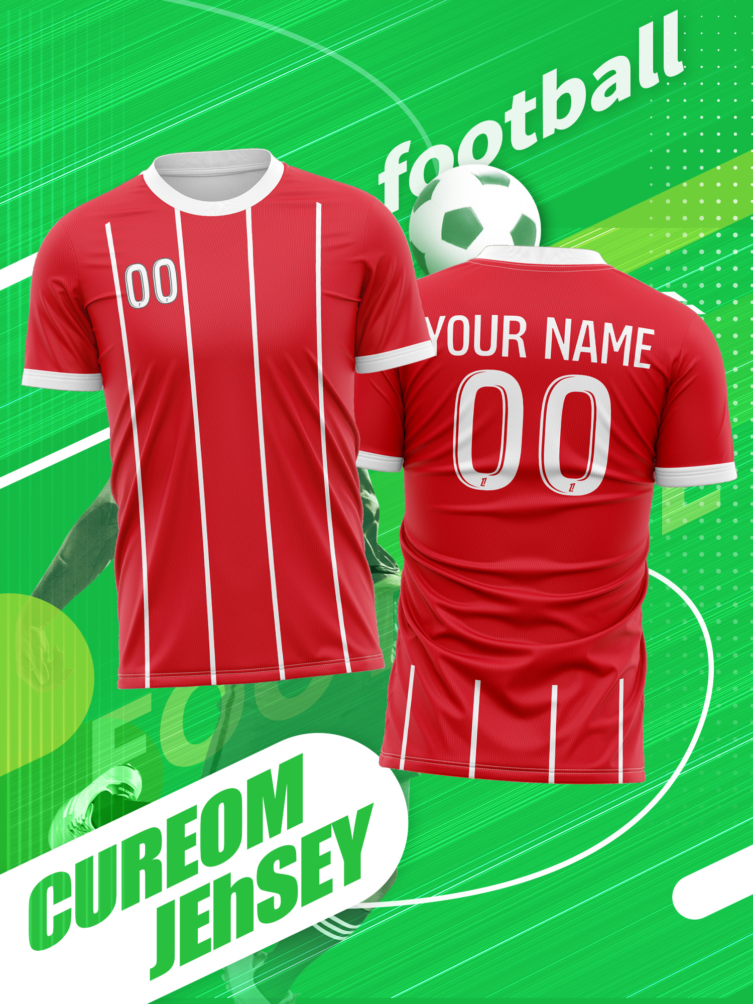 Custom Photo Name Number Socce – Street Fashion Outfit For Men recenzja i cena