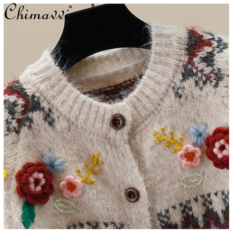 Korean Fashion Heavy 3D Flower – Street Fashion Korean Girl recenzja i cena