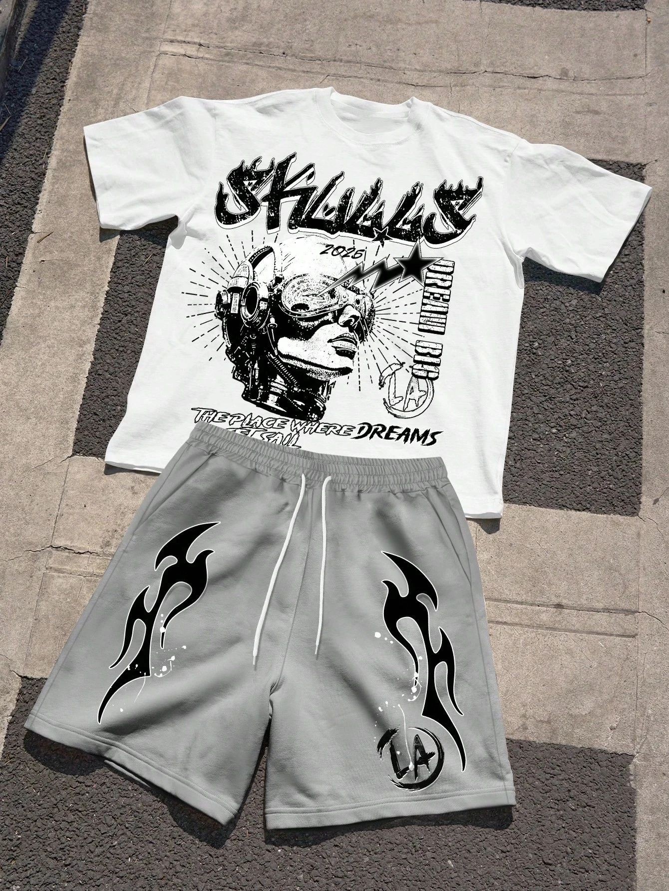 2026 Summer New Men's Short-Sl – Street Fashion China recenzja i cena