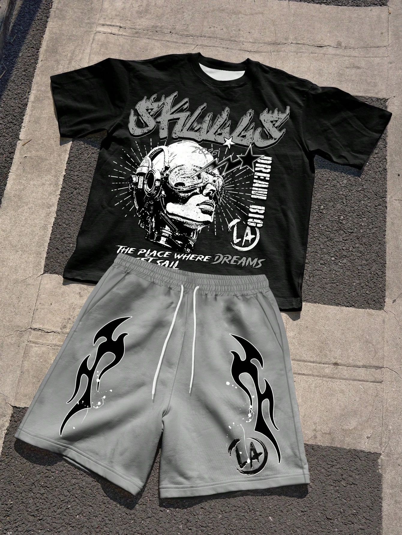 2026 Summer New Men's Short-Sl – Street Fashion China recenzja i cena