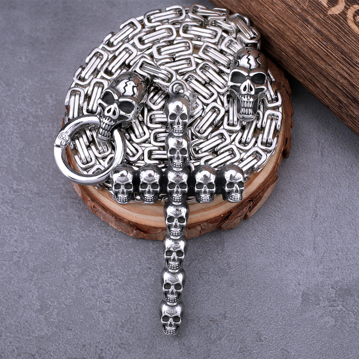 Stainless Steel Cross Skull Pe – Street Fashion Mood recenzja i cena