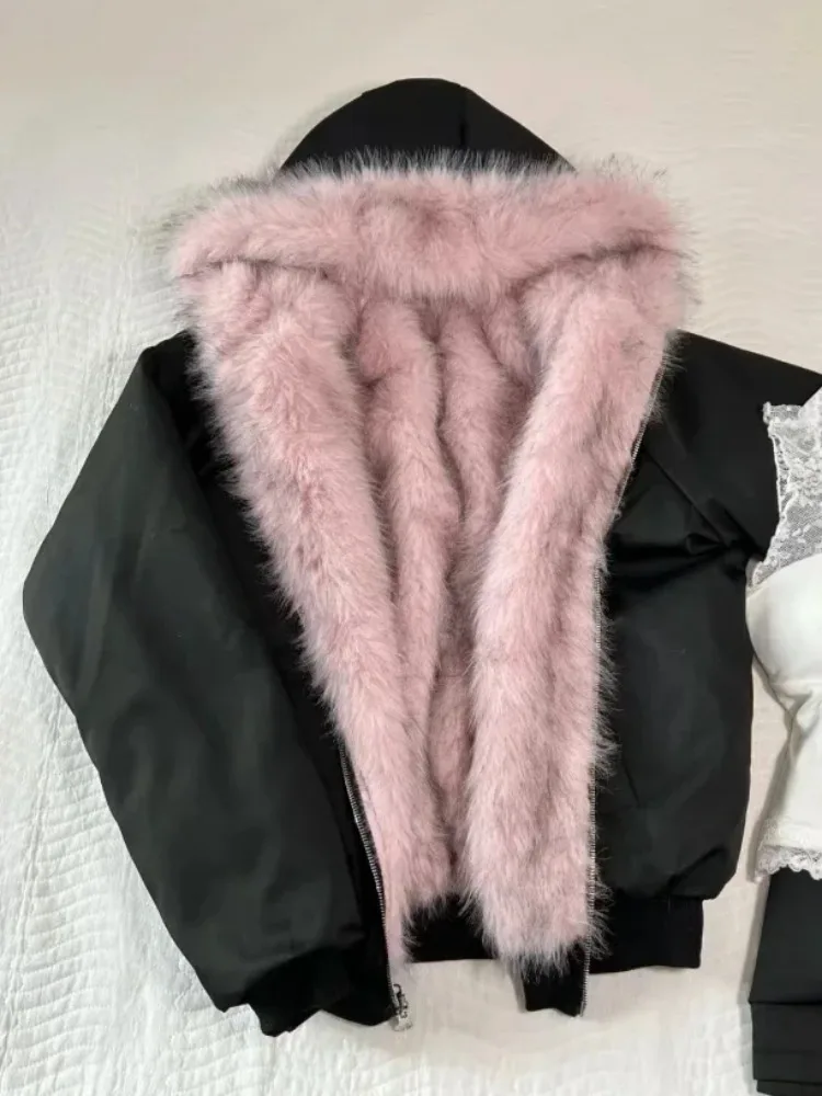 American Vintage Women's Fur P – Street Fashion Korean Girl recenzja i cena