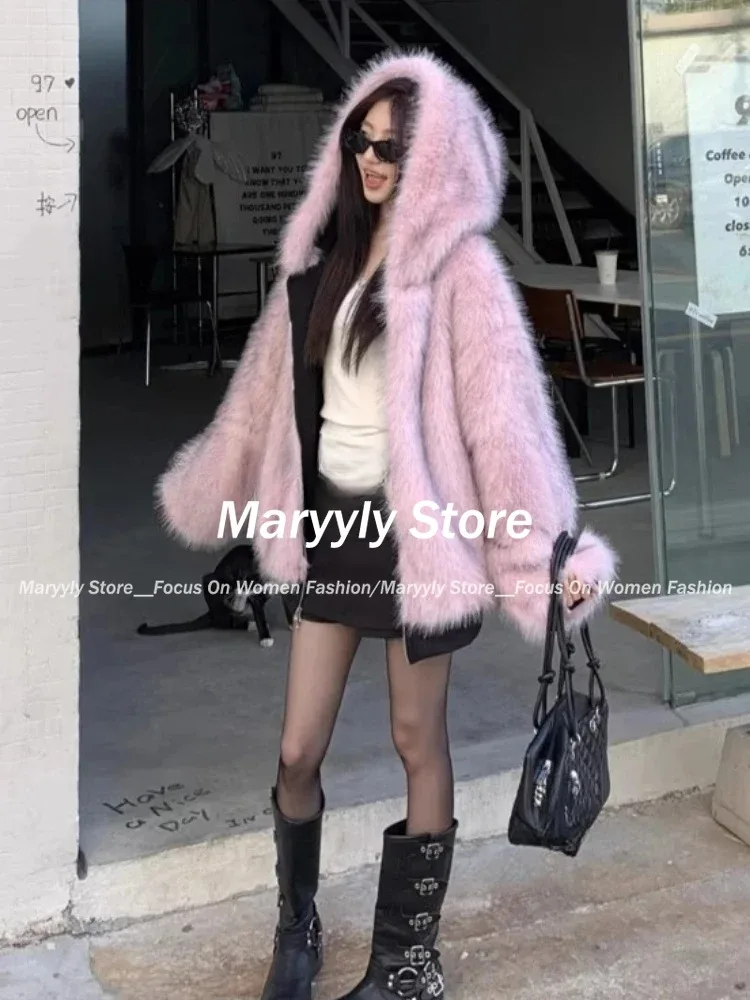 American Vintage Women's Fur P – Street Fashion Korean Girl recenzja i cena