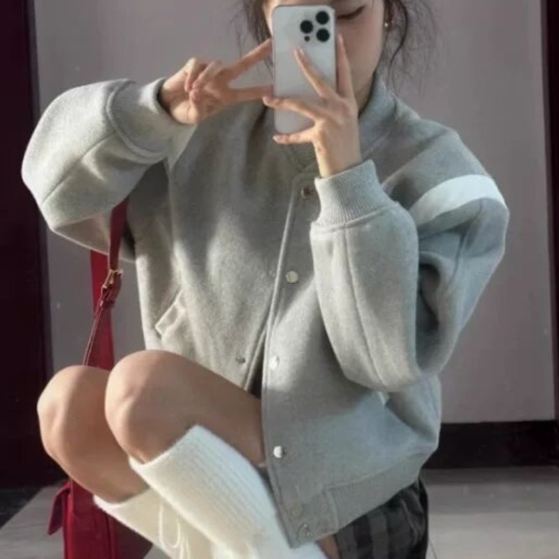 Korean Style Jackets for Women – Street Fashion Korean Girl recenzja i cena