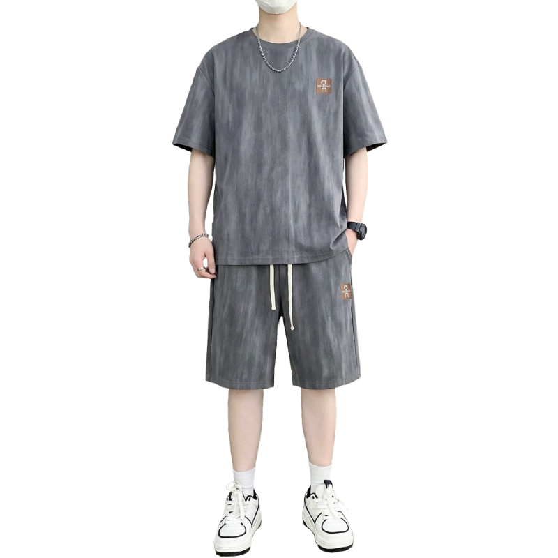 【T-Shirt + 5-Point Shorts】Men' – Street Fashion For Man recenzja i cena