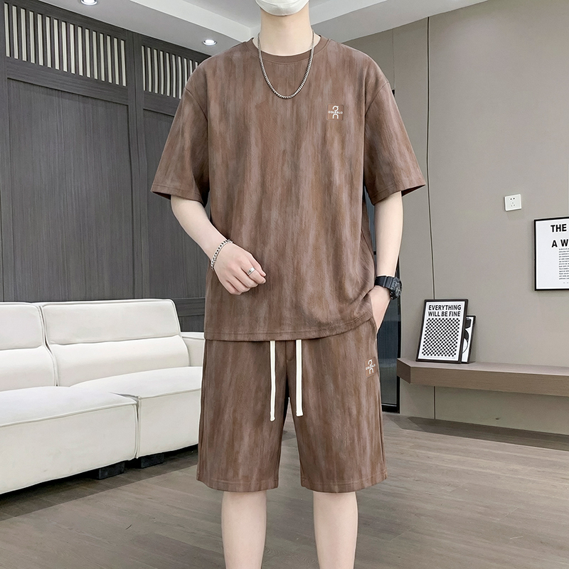 【T-Shirt + 5-Point Shorts】Men' – Street Fashion For Man recenzja i cena