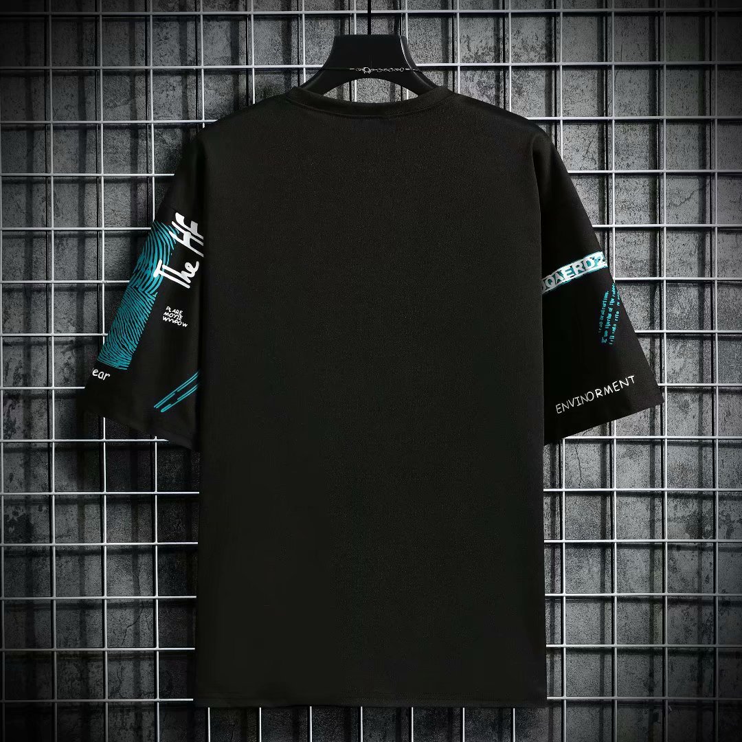 Men Harajuku Graphic Black Sum – Street Fashion Japan Brand recenzja i cena