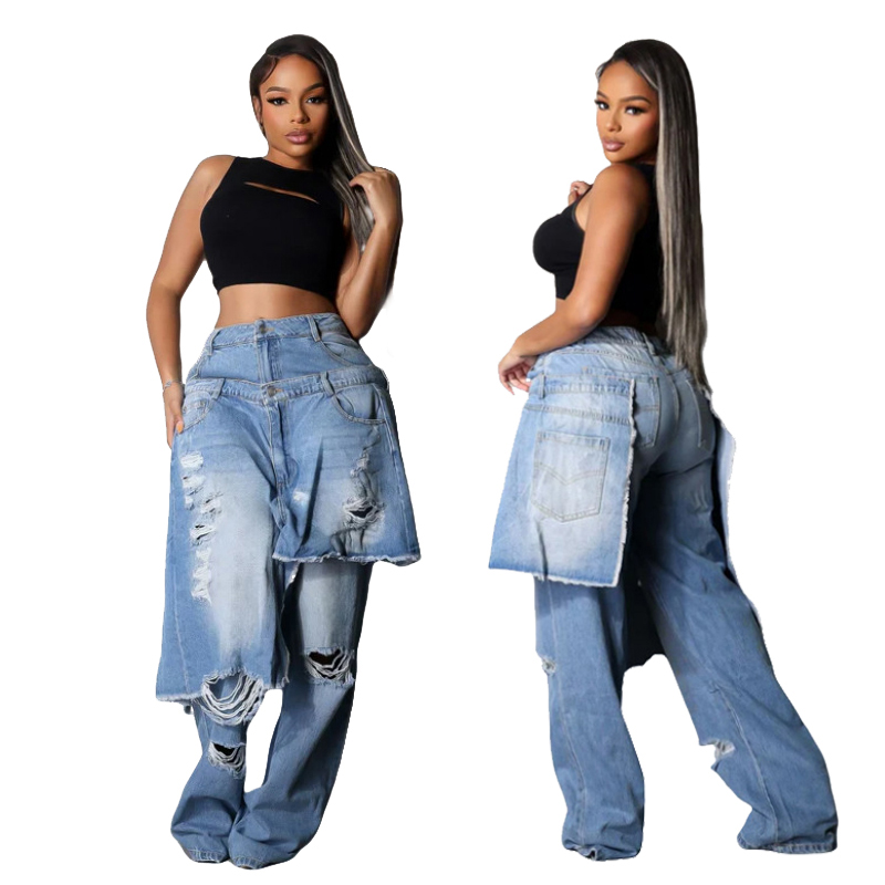 Fashion Denim Pants Women Stre – Street Fashion Fall 2025 recenzja i cena