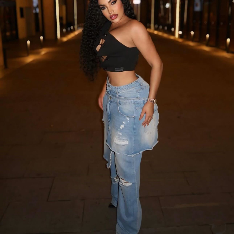 Fashion Denim Pants Women Stre – Street Fashion Fall 2025 recenzja i cena