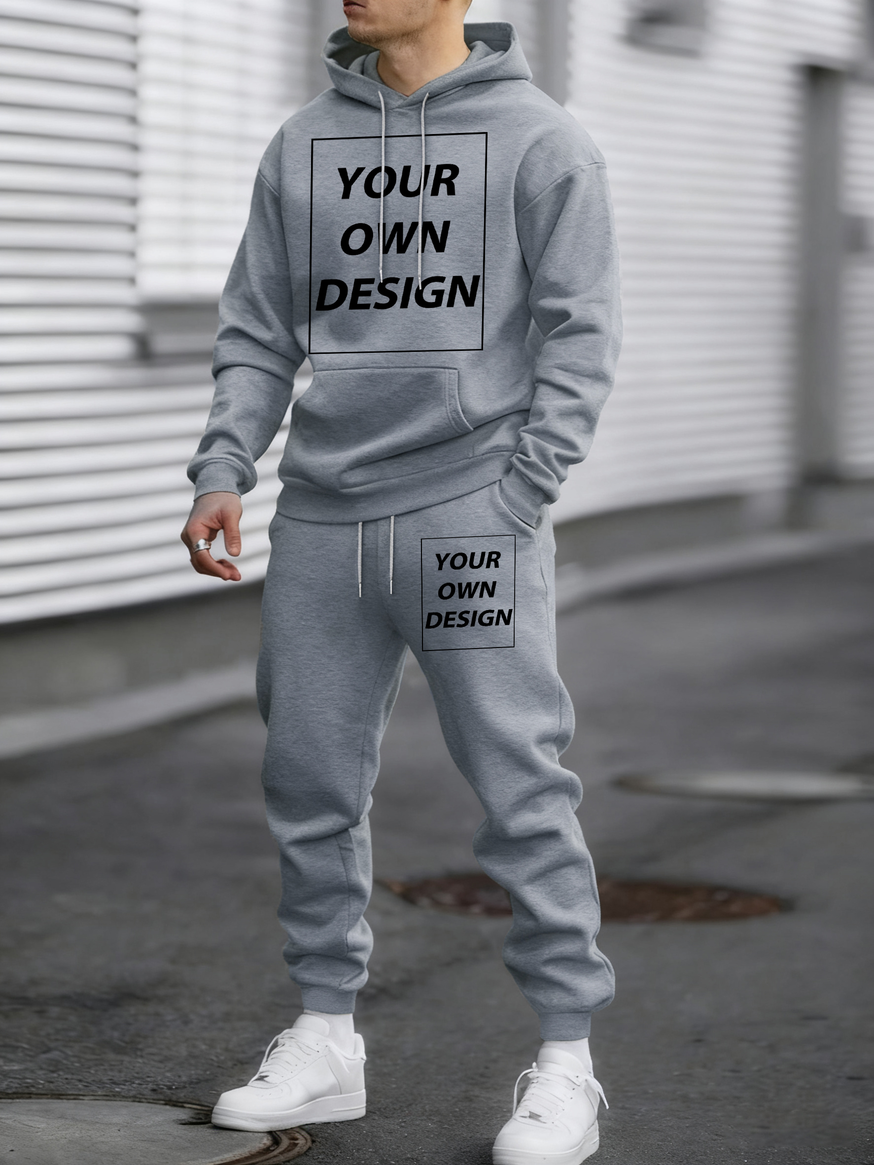 Spring Autumn Hoody Set Custom – Street Fashion For Man recenzja i cena