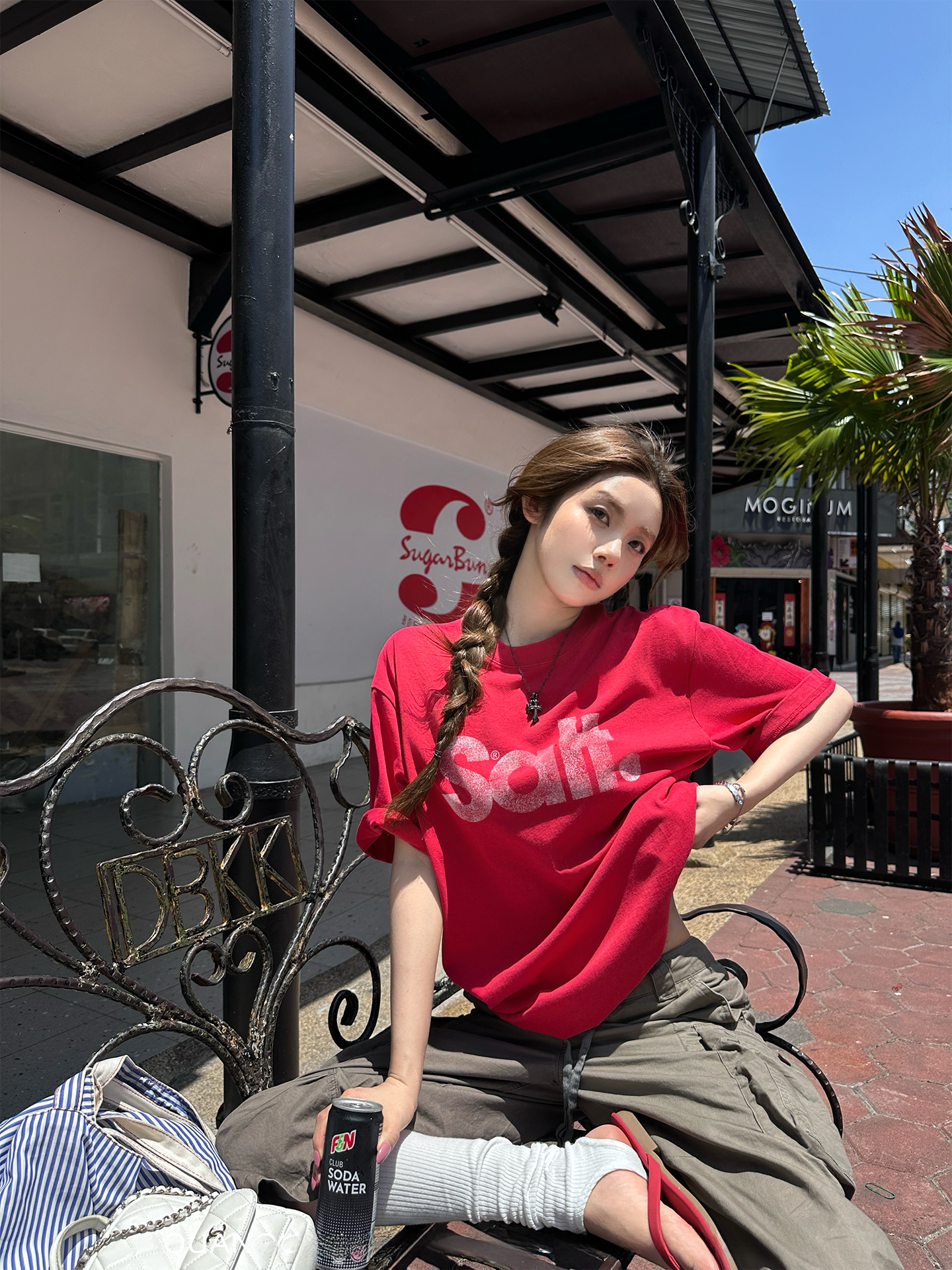 Loose Fit High Weight Letter L – Street Fashion Magazines recenzja i cena